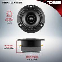 Load image into Gallery viewer, DS18 8" Midrange Speaker &amp; Bullet Tweeter Package for Custom Car Audio PRO-X8.4BMPK Alternate Image
