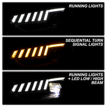 Load image into Gallery viewer, Spyder LED Projectile Headlights Audi A4 / S4 (13-16) [Apex  Series - Sequential LED Turn Signal] HID or Halogen Model Alternate Image