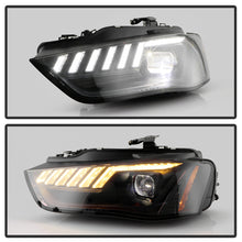 Load image into Gallery viewer, Spyder LED Projectile Headlights Audi A4 / S4 (13-16) [Apex  Series - Sequential LED Turn Signal] HID or Halogen Model Alternate Image