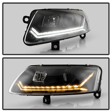Load image into Gallery viewer, Spyder Projector Headlights Audi A6 (09-11) Factory Halogen [Signature Series - Sequential LED Turn Signal] Clear Lens - Default Title Alternate Image