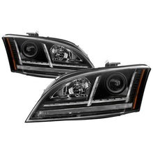 Load image into Gallery viewer, Spyder Projector Headlights Audi TT (08-15) Factory Halogen [Signature Series - Sequential LED Turn Signal] Clear Lens Alternate Image