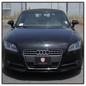 Spyder Projector Headlights Audi TT (08-15) Factory Halogen [Signature Series - Sequential LED Turn Signal] Clear Lens