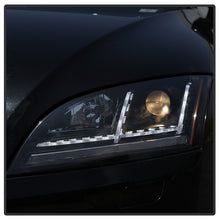 Load image into Gallery viewer, Spyder Projector Headlights Audi TT (08-15) Factory Halogen [Signature Series - Sequential LED Turn Signal] Clear Lens Alternate Image