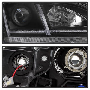 Spyder Projector Headlights Audi TT (08-15) Factory Halogen [Signature Series - Sequential LED Turn Signal] Clear Lens