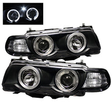 Load image into Gallery viewer, Spyder LED Halo Projector Headlights BMW 7 Series E38 (99-01) [Xenon/HID Model Only] Black - Default Title Alternate Image