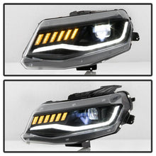 Load image into Gallery viewer, Auto Addict Projector Headlights Chevy Camaro (2016-2018) w/ LED DRL &amp; Sequential Turn Signal - Black or Chrome Housing Alternate Image