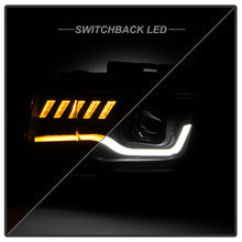 Load image into Gallery viewer, Spyder Projector Headlights Chevy Camaro (10-13) [Signature Series - Sequential LED Turn Signal] Clear Lens Alternate Image