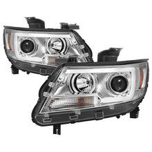 Load image into Gallery viewer, Spyder Projector Headlights Chevy Colorado (2015-2022)  w/ Light Bar LED - Black / Chrome Alternate Image