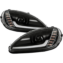 Load image into Gallery viewer, Spyder LED Projectile Headlights Corvette C6 (05-13) [Apex  Series - Sequential LED Turn Signal] Black or Chrome Alternate Image