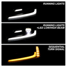 Load image into Gallery viewer, Spyder LED Projectile Headlights Corvette C6 (05-13) [Apex  Series - Sequential LED Turn Signal] Black or Chrome Alternate Image