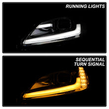 Load image into Gallery viewer, Spyder Projector Headlights Corvette C6 (05-13) Halogen Model [Signature Series - Sequential LED Turn Signal] Clear Lens Alternate Image