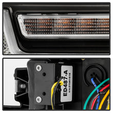 Load image into Gallery viewer, Spyder Projector Headlights Chevy Silverado 2500HD/3500HD (20-23) Factory Halogen Model [Signature Series - Sequential LED Turn Signal] Black Housing - Default Title Alternate Image