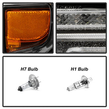 Load image into Gallery viewer, Spyder Projector Headlights Chevy Silverado 2500HD/3500HD (20-23) Factory Halogen Model [Signature Series - Sequential LED Turn Signal] Black Housing - Default Title Alternate Image