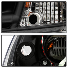 Load image into Gallery viewer, Spyder Projector Headlights Dodge Charger (11-14) Factory Halogen [Platinum Series - LED Light Tube Parking Lights] Black Housing Alternate Image