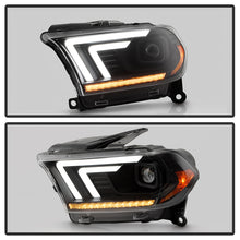 Load image into Gallery viewer, Spyder Projector Headlights Dodge Durango (11-13) HID Model [Signature Series - Sequential LED Turn Signal] Black Housing Alternate Image