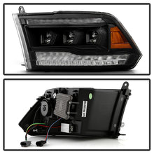 Load image into Gallery viewer, Spyder LED Projectile Headlights Dodge Ram 1500 (09-18) 2500/3500 (10-19) Halogen Model [Apex  Series - Sequential LED Turn Signal] Black Alternate Image