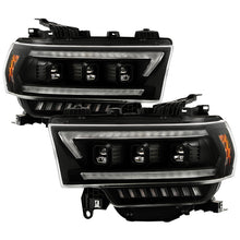 Load image into Gallery viewer, Spyder LED Projectile Headlights Dodge Ram 2500/3500 (19-22) Halogen Model [Apex  Series - Sequential LED Turn Signal] Black Alternate Image