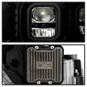 Spyder LED Projectile Headlights Dodge Ram 2500/3500 (19-22) Halogen Model [Apex  Series - Sequential LED Turn Signal] Black