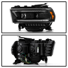 Load image into Gallery viewer, Spyder Projector Headlights Dodge Ram 2500/3500 (19-22) Halogen Model [Signature Series - Sequential LED Turn Signal] Black Housing - Default Title Alternate Image