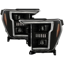 Load image into Gallery viewer, Spyder Projector Headlights Ford F150 (20-21) Halogen Model [Signature Series] w/ 7440NA or LED Turn Signal Bulb - LED Alternate Image