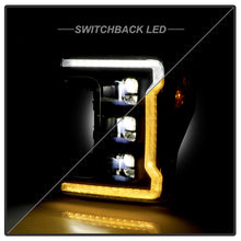 Load image into Gallery viewer, Spyder LED Projectile Headlights Ford F250/F350/F450 Super Duty (17-19 ) Halogen Model [Apex  Series - Sequential LED Turn Signal] Black or Chrome Alternate Image