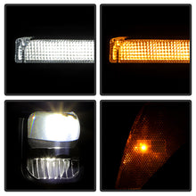 Load image into Gallery viewer, Spyder LED Projectile Headlights Ford F250/F350/F450 Super Duty (17-19 ) Halogen Model [Apex  Series - Sequential LED Turn Signal] Black or Chrome Alternate Image