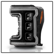 Load image into Gallery viewer, Spyder LED Projectile Headlights Ford F250/F350/F450 Super Duty (17-19 ) Halogen Model [Apex  Series - Sequential LED Turn Signal] Black or Chrome Alternate Image