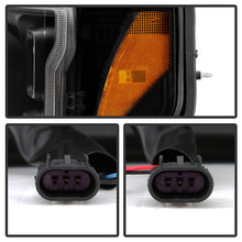 Load image into Gallery viewer, Spyder LED Projectile Headlights Ford F250/F350/F450 Super Duty (17-19 ) Halogen Model [Apex  Series - Sequential LED Turn Signal] Black or Chrome Alternate Image