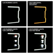 Load image into Gallery viewer, Spyder LED Projectile Headlights Ford F250/F350/F450 Super Duty (20-22) Halogen Model [Apex  Series - Sequential LED Turn Signal] Black Alternate Image