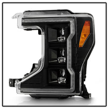Load image into Gallery viewer, Spyder LED Projectile Headlights Ford F250/F350/F450 Super Duty (20-22) Halogen Model [Apex  Series - Sequential LED Turn Signal] Black Alternate Image