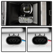 Load image into Gallery viewer, Spyder LED Projectile Headlights Ford F250/F350/F450 Super Duty (20-22) Halogen Model [Apex  Series - Sequential LED Turn Signal] Black Alternate Image
