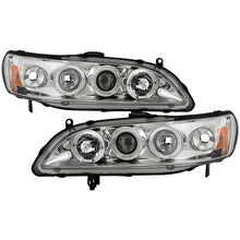 Load image into Gallery viewer, Spyder Projector Headlights Honda Accord (98-02) [Signature Series - LED Halo] Chrome Housing Alternate Image