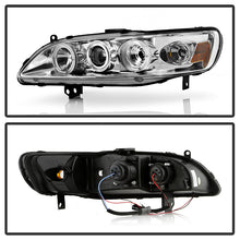 Load image into Gallery viewer, Spyder Projector Headlights Honda Accord (98-02) [Signature Series - LED Halo] Chrome Housing Alternate Image