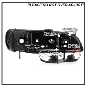 Spyder Projector Headlights Honda Accord (98-02) [Signature Series - LED Halo] Chrome Housing