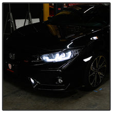 Load image into Gallery viewer, Spyder Projector Headlights Honda Civic (16-20) Black Signature Series w/ LED Sequential Turn Signal Lights - Default Title Alternate Image
