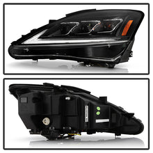 Load image into Gallery viewer, Spyder LED Projector Headlights Lexus IS250 IS350 (11-13) Factory Xenon/HID Model [Apex  Series - Sequential LED Turn Signal] Black Alternate Image