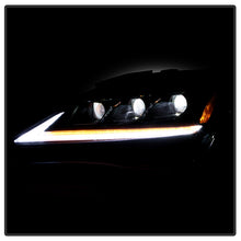 Load image into Gallery viewer, Spyder LED Projector Headlights Lexus IS250 IS350 (11-13) Factory Xenon/HID Model [Apex  Series - Sequential LED Turn Signal] Black Alternate Image