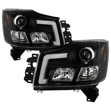 Load image into Gallery viewer, Spyder Projector Headlights Nissan Titan (04-15) [Platinum Series] Black Housing Alternate Image