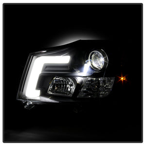 Spyder Projector Headlights Nissan Titan (04-15) [Platinum Series] Black Housing