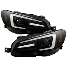 Load image into Gallery viewer, Spyder LED Headlights Subaru WRX (15-20) APEX Sequential Switch Back DRL Turn Signal w/ Black Housing - Default Title Alternate Image