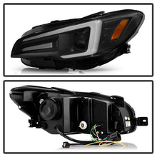 Load image into Gallery viewer, Spyder LED Headlights Subaru WRX (15-20) APEX Sequential Switch Back DRL Turn Signal w/ Black Housing - Default Title Alternate Image