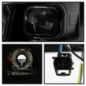 Spyder Projector Headlights Toyota 4Runner (14-20) [Signature Series - Sequential LED Turn Signal] Black Housing