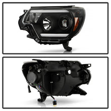 Load image into Gallery viewer, Spyder Projector Headlights Toyota Tacoma (12-15) [Platinum Series] Black Housing Alternate Image