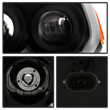 Load image into Gallery viewer, Spyder Projector Headlights Toyota Tacoma (16-22) OE halogen w/ LED DRL [Signature Series - Sequential LED Turn Signal] Black Housing - Default Title Alternate Image