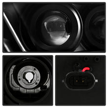 Load image into Gallery viewer, Spyder Projector Headlights Toyota Tacoma (16-22) OE halogen w/ LED DRL [Signature Series - Sequential LED Turn Signal] Black Housing - Default Title Alternate Image