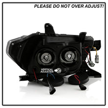 Load image into Gallery viewer, Spyder Projector Headlights Toyota Tacoma (16-22) OE halogen w/ LED DRL [Signature Series - Sequential LED Turn Signal] Black Housing - Default Title Alternate Image