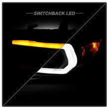 Load image into Gallery viewer, Spyder Projector Headlights Toyota Tacoma (16-22) OE halogen w/ LED DRL [Signature Series - Sequential LED Turn Signal] Black Housing - Default Title Alternate Image