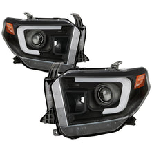 Load image into Gallery viewer, Spyder LED Projectile Headlights Toyota Tundra SR / SR5 (14-18) Halogen Model [Apex Series] Sequential LED Turn Signal or Light Bar DRL Alternate Image