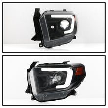 Load image into Gallery viewer, Spyder LED Projectile Headlights Toyota Tundra SR / SR5 (14-18) Halogen Model [Apex Series] Sequential LED Turn Signal or Light Bar DRL Alternate Image