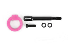 Load image into Gallery viewer, Perrin Tow Hooks Subaru WRX / WRX STi Hatchback / Sedan (2008-2014) Rear - Red / Black / Neon Yellow / Hyper Pink - Hyper Pink - Sedan Alternate Image